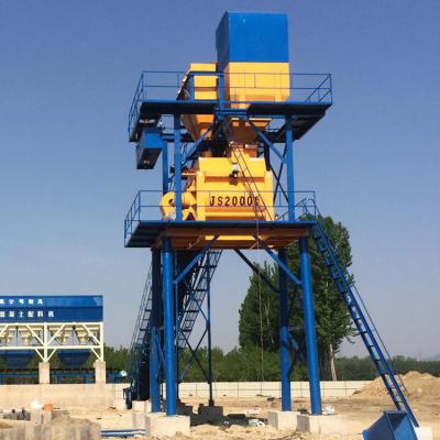 China Planetary Type JS2000 Concrete Mixer Building Material Stores Prepared Yili 2m3 Reducer Plant for sale