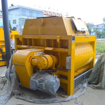 China Building Material Shops Yili Hot Sale 3m3 Planetary Reducer Type JS2000 For Ready Mixed Concrete Batching Plant for sale