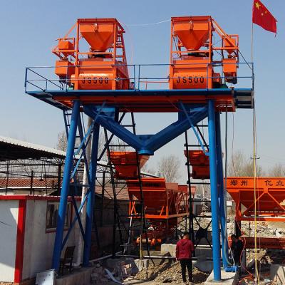 China Building Material Shops Cheap Price JS500 Concrete Mixing Machinery Mixing Machine Price for sale