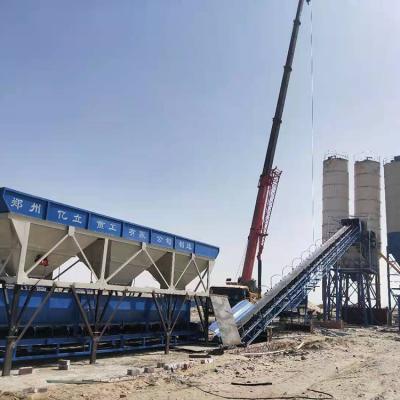 China Building Material Stores PLC Control System Hot Sale Stationary Batching Prepared Concrete Plant for sale