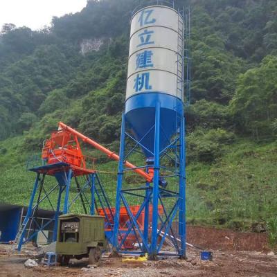 China Construction material small 25m3 hzs25 stationary prepared automatic concrete batching price from store factory for sale