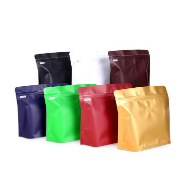 China 250G Eco Friendly Stand Up Coffee Pouch Bags With Air Valve for sale