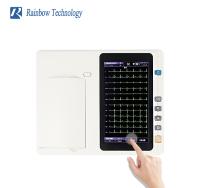 China Memoria SD médica de la alta capacidad de la máquina de Ecg del cardiograma de los canales de los filtros 6 de Digitaces en venta