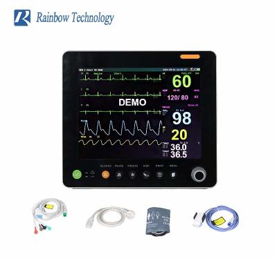 China Wireless Central Monitoring System Multi Parameter Patient Monitor 15 Inch for sale