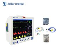 China User-friendly 6 Parameter Patient Monitor with Audible and Visual Alarm for sale