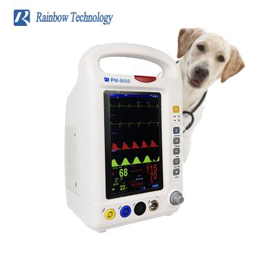 Cina Il Multiparameter Capnography veterinario controlla il peso leggero 2.0kg per l'ospedale animale in vendita