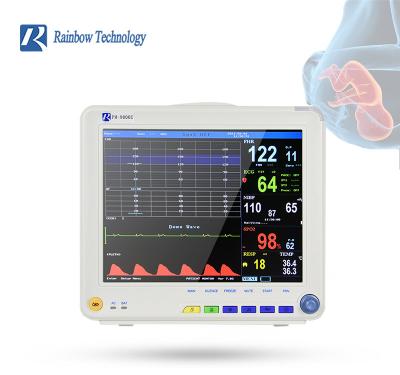 中国 12.1インチFetal FHR Monitor 9 Parameters Fetal Monitoring Machine 6.3kg 販売のため