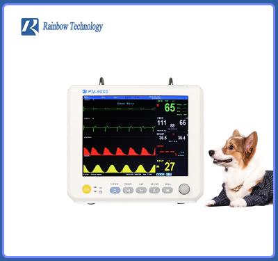 China Equipamento de monitoração veterinário de pouco peso do OEM monitor veterinário de um multi parâmetro de 8 polegadas à venda