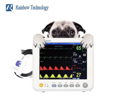 China O veículo veterinário da máquina da monitoração de ECG montou o monitor das especs. do veterinário à venda