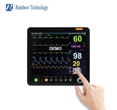 China Multi paciente médico do monitor de parâmetro 220V monitor do tela táctil de 15 polegadas à venda