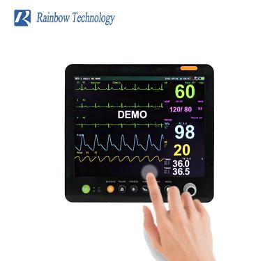 China tela táctil ICU Vital Signs Monitor da baixa potência do monitor paciente de um parâmetro de 15 polegadas multi à venda