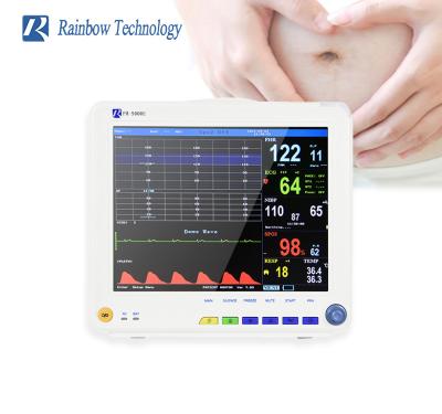 China Multi Parameter Maternal Fetal Monitor Optional Mobile Cart For Pregnant for sale