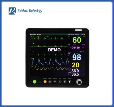 China Touch Screen Vital Sign Monitor Medical Pathological Analysis Bedside 15In for sale