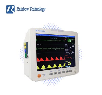 Chine Chariot mobile facultatif multi de moniteur patient de paramètre d'analyse pathologique 12,1 pouces à vendre