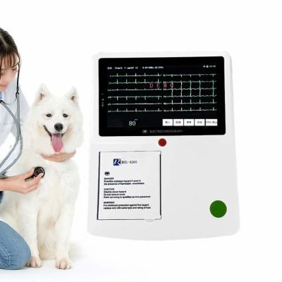 China As 12 ligações Handheld 3 canais controlam a máquina de ECG para o hospital do animal de estimação à venda