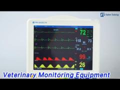 Multiparameter Veterinary Monitoring Equipment 12.1 Inch Anti ESU Portable