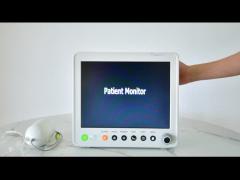 8 Hours Battery Life Multi Parameter Patient Monitor 3.8 Kg Weight Support 16 Languages