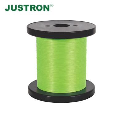 China Justron Japan float cue imported braided fishing line 8 strand braided microfilament top fishing line for sale