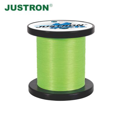 China JUSTRON Float Locator Wholesale 5 Colors 1000M 12 Strand PE Braided Fishing Line for sale