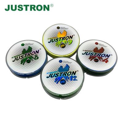 China JUSTRON Float Locator Wholesale 5 Colors 150M 12 Strand PE Braided Fishing Line for sale