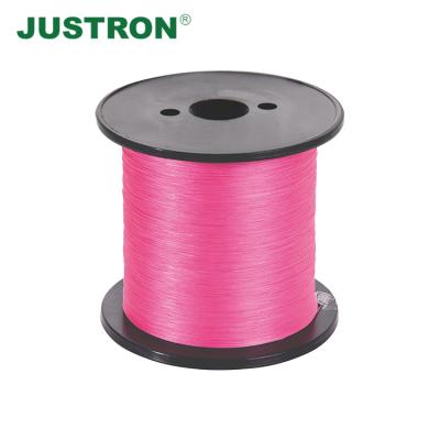 China Justron Float Locator Branded Fishing Line New Style Carbon Coated 8 Strand Fast Sinking Japanese Pe Carp Fishing Line Super Strong for sale