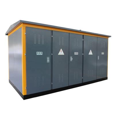 China 11KV 15KV 33KV YB Type Box Substation Outdoor Three Phase Electrical Compact Substation for sale