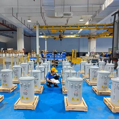 China Coil Number 2 Single Phase 25KVA 50KVA 100KVA Pole Mounted Distribution Transformer for sale