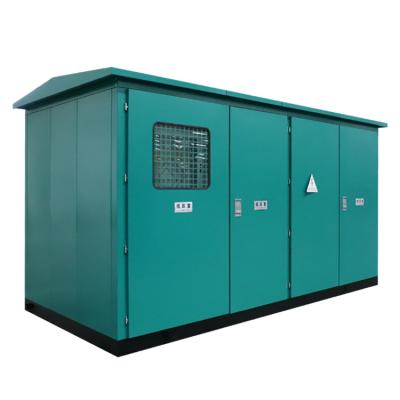 中国 400KVA 630KVA 10/0.4 KV 屋外コンパクトトランスフォーマー モバイル電気箱サブステーション 販売のため