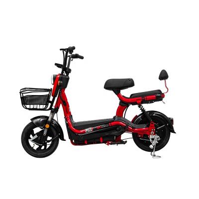 China New Chinese 48v 12a Luxury Cheap Electric Bike Adult With Turn Signal Light 350w Electric Bicycle for sale