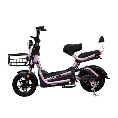 China New Luxury Model 14 Inch Fat Tire Bicycle E Bike 48V 350W Electric Bike for sale