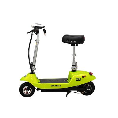 China 2 Wheel 240W QM Unisex Electric Mobility Scooter Li-ion Battery Foldable Electric Adult Kick Scooters for sale