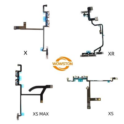 China Mobile Phone Repair Parts For iPhone X XR XS MAX Power and Volume Button Flex Cable For iPhone X XR XS Max for sale