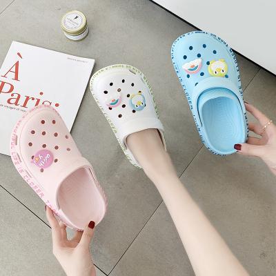 China Factory Wholesale 2021 Lightweight EVA Unisex Garden Shoes Women Slides Slippers Beach Girls Ladies Outdoor Sandals For Clogs for sale