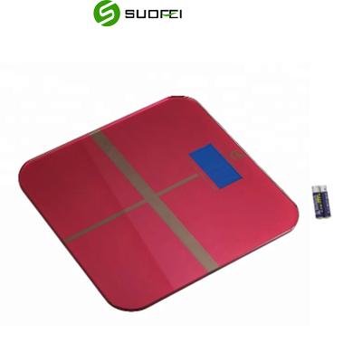 China WITH COVER Tempered Glass Mechanical Personalized Custom Bathroom Scale Small Platform Digital Electronic High Accuracy Cheap Smart Manual for sale