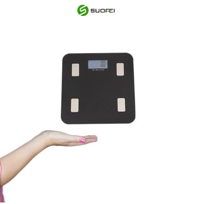 China With Non 180kg Digital Ladder Tray New Design Modern Sliding Hammers Glass Personal Bathroom Scale With Big Display for sale