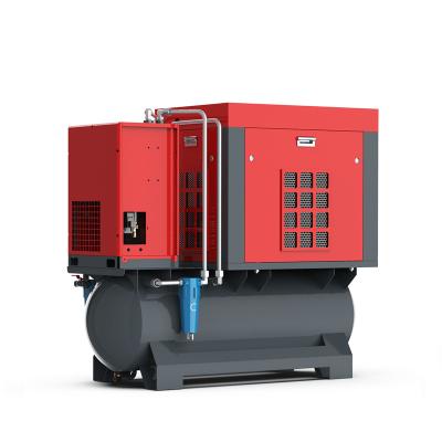 China 2021 new lubricated industrial use integrated high quality air compressor 7.5KW air compressor for sale