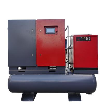 China 22KW 30HP Lubricated 16bar Combined Screw Air Compressor Include Energy Saving 30% Drier Rotary Screw Air Compressor for sale