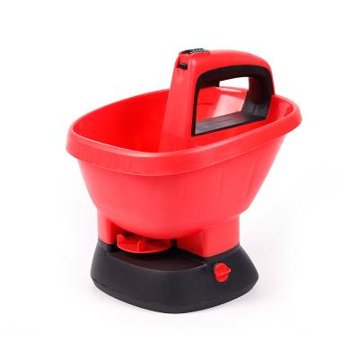 China Seed Spreader portable 6V garden mini plastic cordless fertilizer drop seed spreader for sale