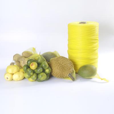 China Food Extruded Mesh Plastic Net Bags In Roll for sale