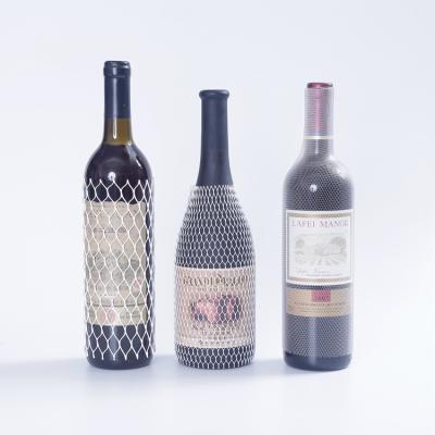 China Wine Bottle Glass Bottle Guaranteed Suitable Quality Price Net Bag Wine Bottle Wine Foam Net for sale