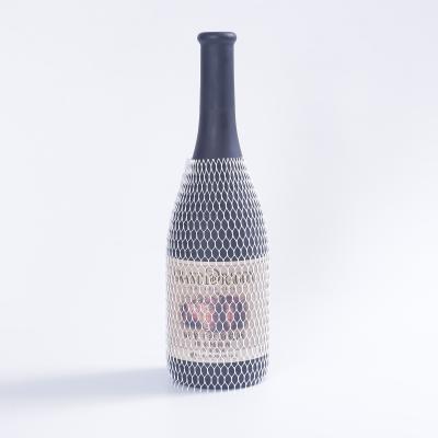 China Wine Bottle Glass Bottle Manufacturing Factory Produce Plastic Mesh Tubular Net Sleeve Bag For Wine Glass Bottle Protection for sale