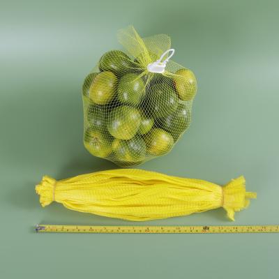 China Food Extruded Mesh Plastic Net Bag In Rolls Packing Fruit Vegetable Food for sale