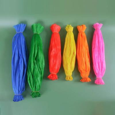 China High Quality Multicolor Plastic Pe Food Gift Mesh Bag Supermarket Small Net Packing Bag For Vegetables for sale