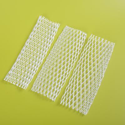 China Wholesale Wine Bottle Glass Bottle Extruded Plastic Tube Protective Net Mesh Sleeve for sale