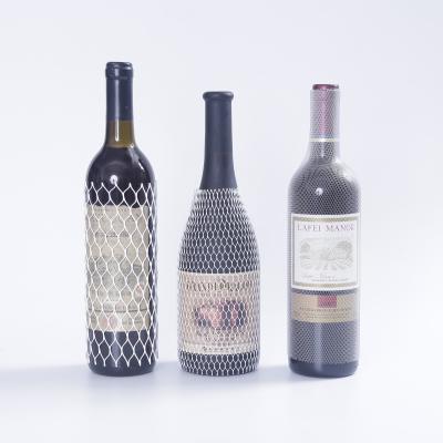 China Elastic wine bottle glass bottle sleeve for bottle protector pe sleeves for sale