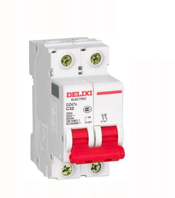 China High quality AC mcb miniature circuit breaker DZ47S DZ47S from DELIXI factory price for sale