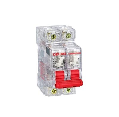 China Wholesale Price DZ47TR 230V 400V Electrical Clear Delixi Equipment Micro Circuit Breaker MCB 6KA for sale