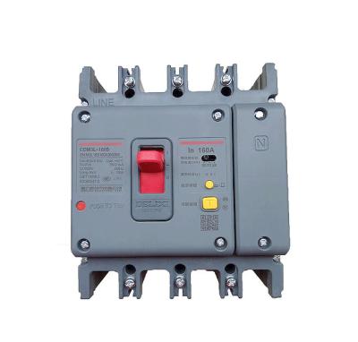 China DELIXI CDM3L MCCB ELCB Triple Phase Earth Leakage Circuit Breaker CDM3L Ground Protector High Current Power Distribution for sale