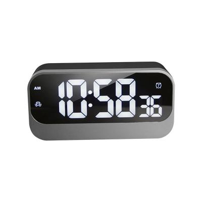 China Antique Style Fashion Led Date Display Smart Light Time Digital Calendar Clock for sale