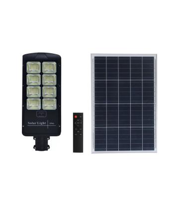 China New ROAD 2022 outdoor waterproof solar panel IP67 remote control lifepo4 battery cable solar street light 400w 500w 600w for sale